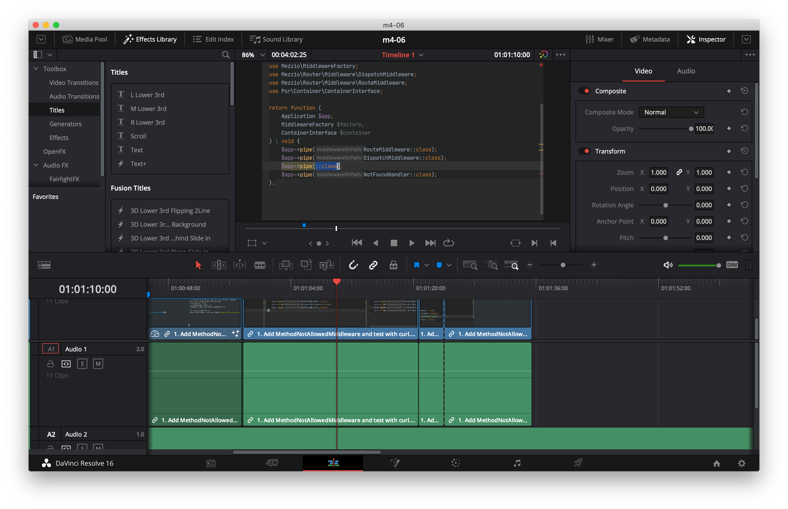 DaVinci Resolve 16