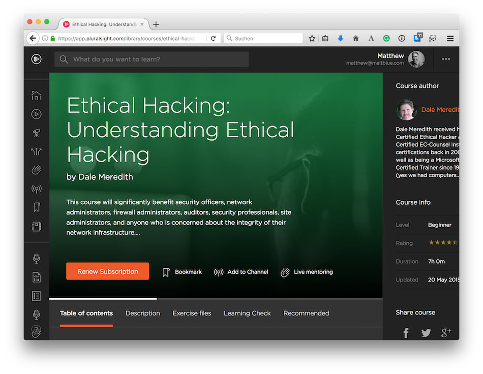 Ethical Hacking: Understanding Ethical Hacking by Dale Meredith