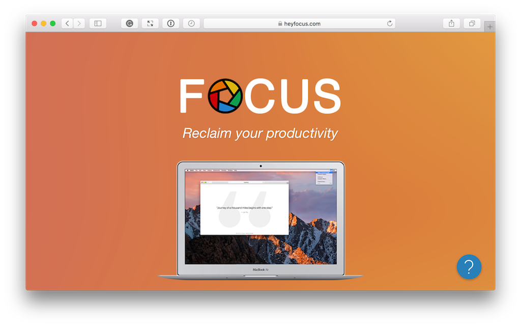 Focus - Reclaim your productivity