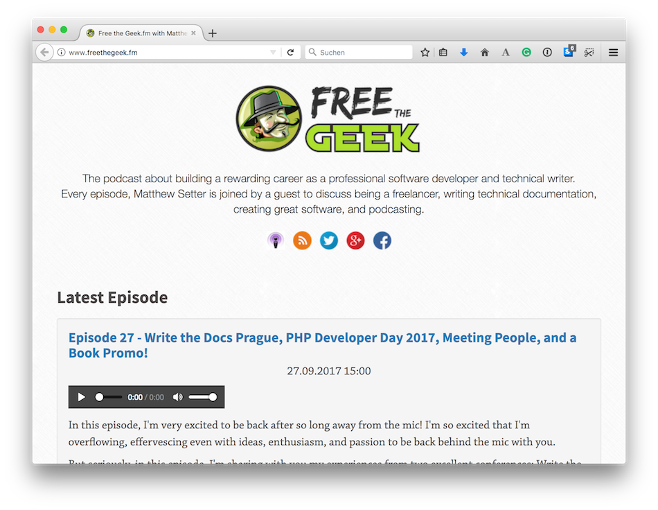 Free the Geek, with Matthew Setter