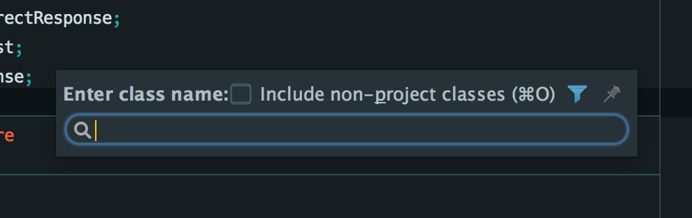 “PhpStorm Navigation - Find by class”