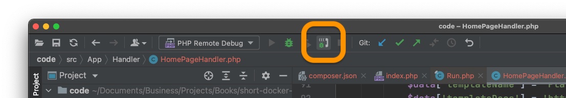 PhpStorm listening for PHP debug connections